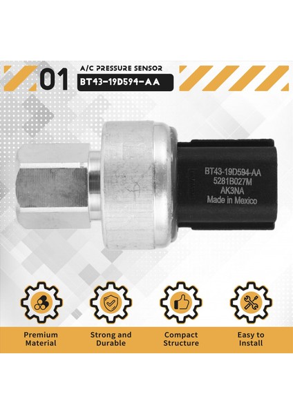 Ford F-150 F150 2009-2014 Için BT4319D594AA Klima Basınç Anahtarı Sensörü (Yurt Dışından) fırsatları