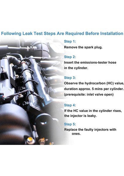 Jeep Wrangler Cherokee 4.0l Için 4 Delikli Yakıt Enjektör Memelerini Yükseltin (Yurt Dışından) fırsatları
