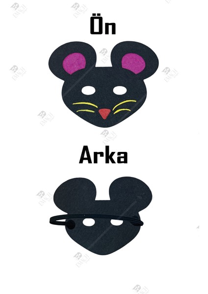 Fare Maske Kaliteli Keçe Hayvan Figürlü Maske fiyatları