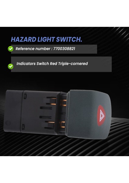 Renault Kangoo I 1997-2008 Için Acil Durum Flaşör Anahtarı (Yurt Dışından) fırsatları