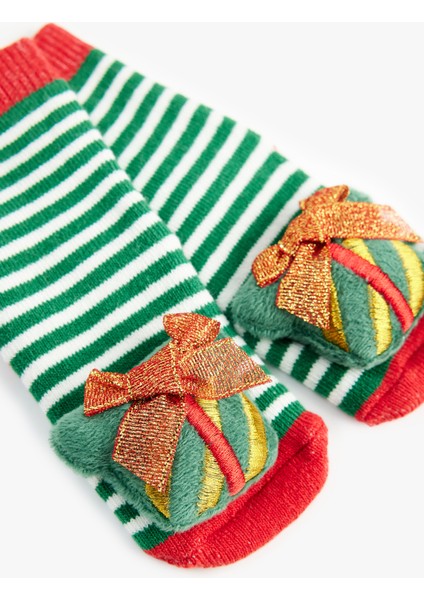 Yılbaşı Temalı Pamuklu Havlu Çorap modelleri