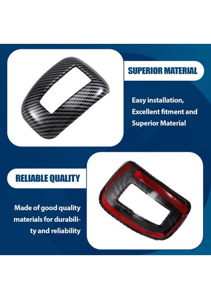 Mitsubishi Için Araç Vites Topuzu Baş Dekorasyon Çerçeve Kapağı Döşemesi (Yurt Dışından) indirimleri