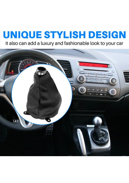 Honda Civic 2006-2011 Için Manuel Deri Vites Değiştirme Toz Körüğü (Yurt Dışından) fırsatları