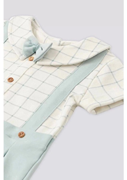 Lisanslı Bow Tie Yeşil Erkek Bebek Tulum indirimleri