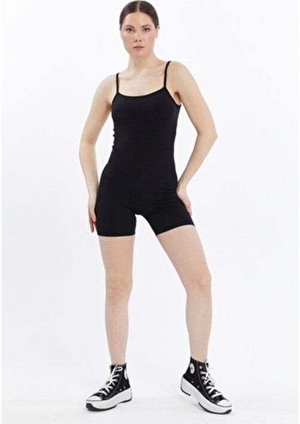 Kadın Sırtı Açık Spor Comfortlux Kısa Tulum