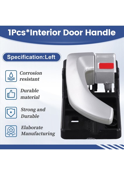 82610-2E000 826102E000 Hyundai Tucson Sol Iç Kapı Kolları (Yurt Dışından) fırsatları