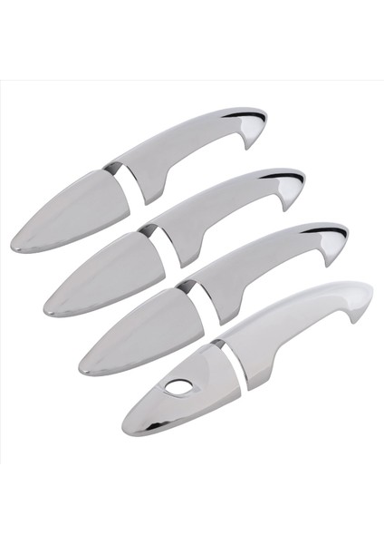 Kia K2 Rio 3 Sedan 2011-2015 Araç Krom Kapı Kolu Kapağı Çıkartması (Yurt Dışından) fiyatları