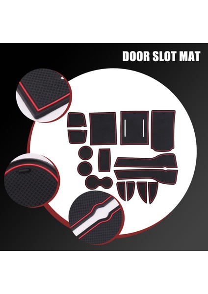 2022+ Honda Civic 11. Nesil Kapı Yuvası Minderi Kaymaz, Kırmızı (Yurt Dışından) indirimleri