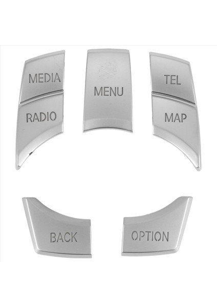 Bmw Için Araç Multimedya CD Düğmeleri Dekorasyon Kapağı Trim Çıkartması (Yurt Dışından)