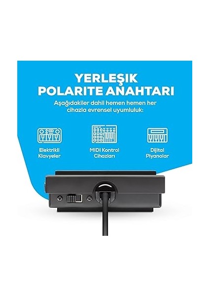 Asp-1 Mkıı - Universal Sustain Pedalı ve Anlık Ayak Pedalı, 1.5m Kablosu ve Kaymaz Tabanlı fiyatları