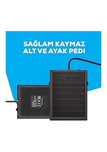 Asp-1 Mkıı - Universal Sustain Pedalı ve Anlık Ayak Pedalı, 1.5m Kablosu ve Kaymaz Tabanlı fırsatları