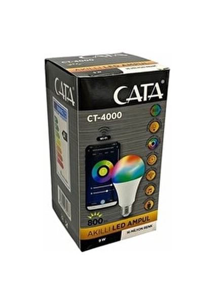 Akıllı Ampul CT-4000 0,3 W RGB Renk Seçenekleri ile 2G11 Duy Tipi modelleri