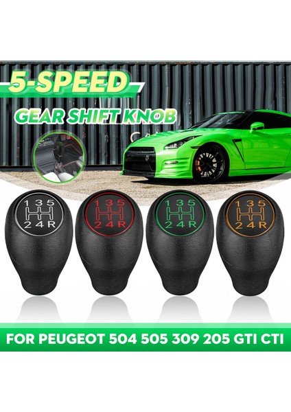 5 Hızlı Manuel Araba Vites Topuzu Vites Kolu Kolu Kırmızı Abs (Yurt Dışından) fiyatları