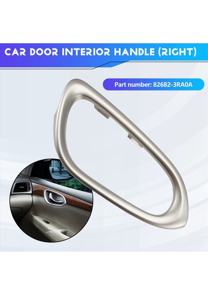 Nissan Sylphy 2013-2019 Için 82682-3RA0A Sağ Iç Kapı Kolu Kapağı (Yurt Dışından) fırsatları