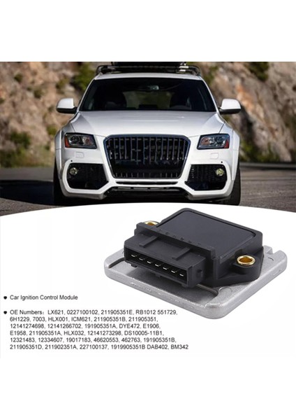 Audi Vw 191905351A 8980534 LX621 Için Araç Ateşleme Kontrol Modülü Ünitesi (Yurt Dışından)
