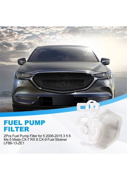 Mazda 5, Mazda 3, 5, 6, Mx-5, Miata Cx-7, Rx 8 Için 2 Adet Yakıt Pompası Filtresi (Yurt Dışından) fırsatları