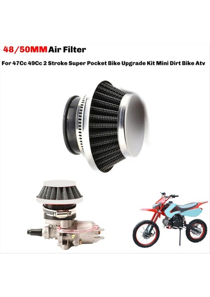 Motosikletler Için Evrensel 48/50MM Hava Filtresi (Yurt Dışından) fırsatları