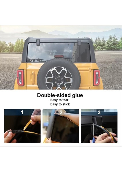 Ford Bronco Için Bagaj Kapağı Camı Su Tutma Şeritleri Döşemesi (Yurt Dışından) indirimleri