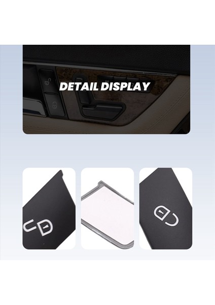 Adet Araba Kapı Koltuğu Hafıza Kilidi Anahtarı Düğmesi Çıkartmaları Kapak Döşemesi (Yurt Dışından) indirimleri