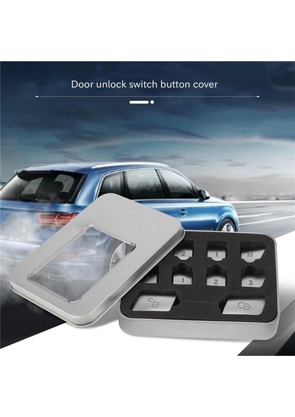 Mercedes Benz Cla/gla/glk/gle/cls Için 12 Adet Araba Kapı Düğmesi Çıkartmaları (Yurt Dışından) modelleri