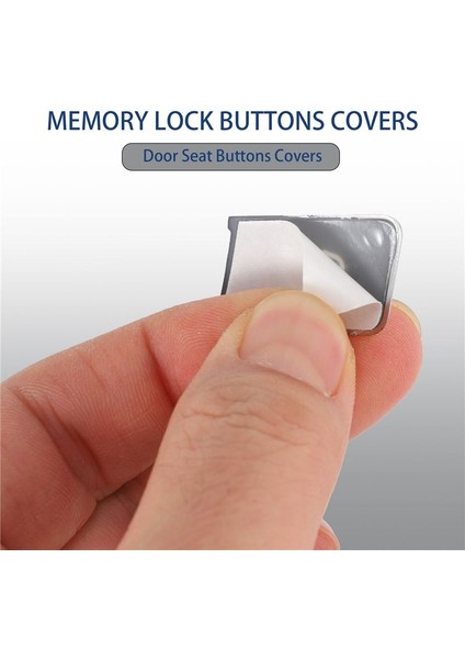 Mercedes Benz Cla/gla/glk/gle/cls Için 12 Adet Araba Kapı Düğmesi Çıkartmaları (Yurt Dışından) indirimleri