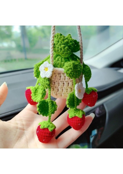 Araba Bitkisi Tığ Işi Askılı Sepet, Ordu Yeşili (Yurt Dışından) modelleri