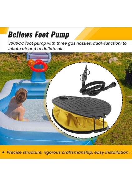 Kamp Matı, Şilte, Balon Için Açık Hava Ayak Pompası Hava Pompası Şişirme Cihazı (Yurt Dışından) indirimleri