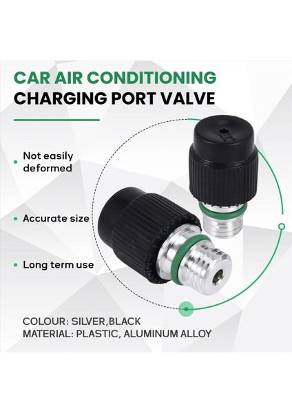 (5 Adet) M12X1.5 Erkek Taraf A/c Şarj Portu Vanası Kapaklar Dahil (Yurt Dışından) fırsatları