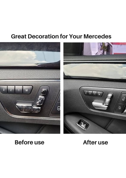 Mercedes-Benz E Sınıfı W204 W205 W212 Için 6 Adet Kapı Düğmesi Anahtarı (Yurt Dışından) modelleri