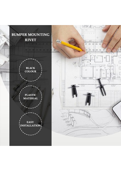 30 Adet Plastik Tampon Montaj Perçin Gövde Kaplama Klipsi (Yurt Dışından) fırsatları