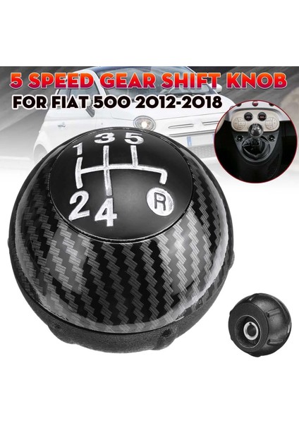 Fiat 500 2012-2018 Karbon Fiber 5 Hızlı Vites Topuzu Kullanım Kılavuzu (Yurt Dışından) fiyatları