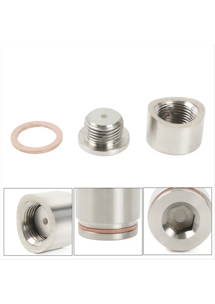 Oksijen Sensörü Somunu Kaynaklı Tapa M18X1.5 O2 Sensörü Düz Bağlantı Noktası (Yurt Dışından) modelleri