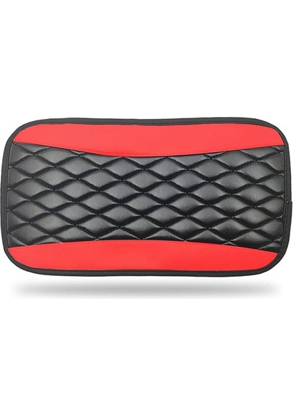 Araba Orta Konsol Pedi, Su Geçirmez ve Çizilmez Kol Dayama Kılıfı - Kırmızı (Yurt Dışından)