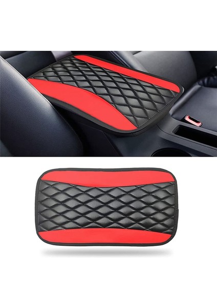 Araba Orta Konsol Pedi, Su Geçirmez ve Çizilmez Kol Dayama Kılıfı - Kırmızı (Yurt Dışından) fiyatları