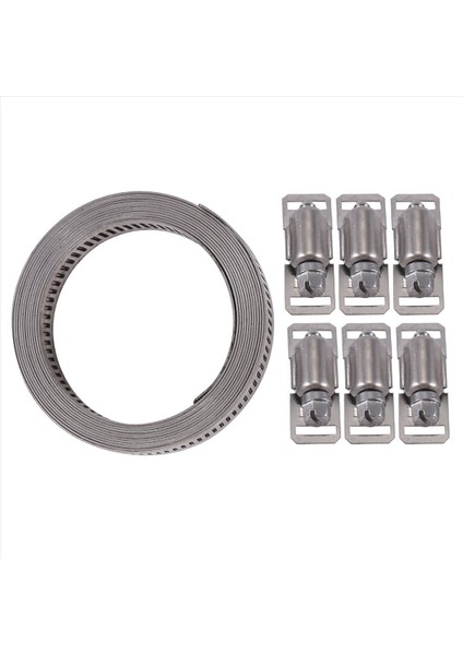 304 Paslanmaz Çelik Solucan Kelepçesi Hortum Kelepçesi Kayışı 7.9 Feet (Yurt Dışından) fiyatları