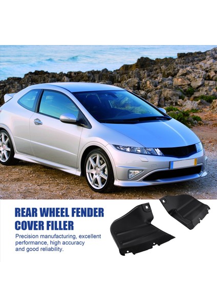 Honda Civic Fa1 Fa3 Fa5 Için Arka Tekerlek Çamurluk Kapağı Dolgu Sol Sağ (Yurt Dışından) fırsatları