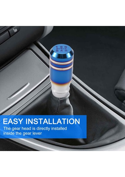 3 Inç Mavi Evrensel Araba 5 Vitesli Vites Kolu Manuel Vites Topuzu (Yurt Dışından) fırsatları