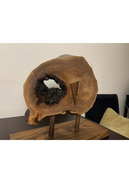 El Yapımı Doğal Ceviz Ağacı Magnetli Bıçaklık | Rustik Mutfak Dekoru | Organik Form Tasarım ve Güçlü Neodyum Mıknatıs modelleri