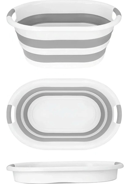 Katlanabilir Çamaşır Sepeti 26 Lt – Pratik Çamaşır Selesi - Taşınabilir, Yer Kaplamaz