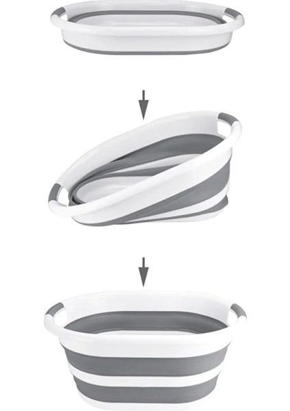 Katlanabilir Çamaşır Sepeti 26 Lt – Pratik Çamaşır Selesi - Taşınabilir, Yer Kaplamaz