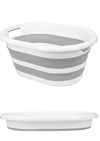 Katlanabilir Çamaşır Sepeti 26 Lt – Pratik Çamaşır Selesi - Taşınabilir, Yer Kaplamaz