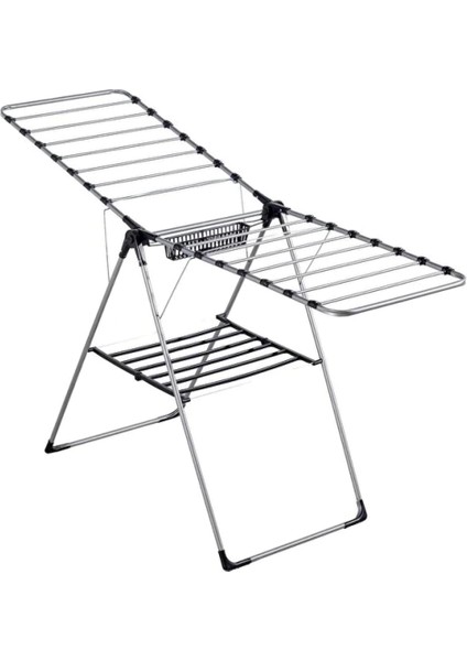 Iki Katlı Ekstra Kalın Borulu Çamaşır Kurutmalığı – Geniş Askı Alanı, Sağlam Gövde, Katlanabilir