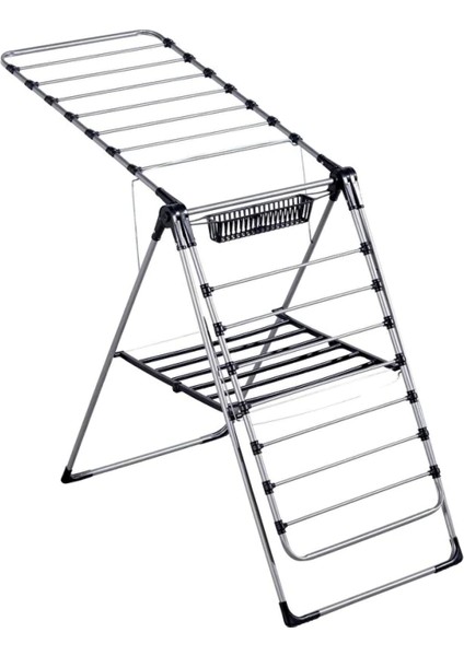 Iki Katlı Ekstra Kalın Borulu Çamaşır Kurutmalığı – Geniş Askı Alanı, Sağlam Gövde, Katlanabilir fırsatları