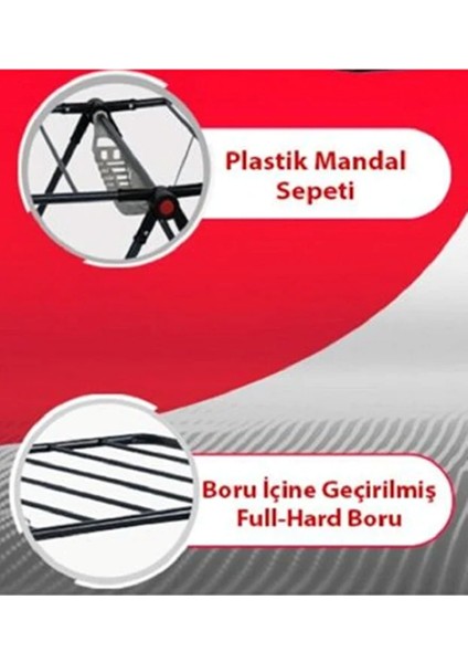 Iki Katlı Ekstra Kalın Borulu Çamaşır Kurutmalığı – Geniş Askı Alanı, Sağlam Gövde, Katlanabilir indirimleri