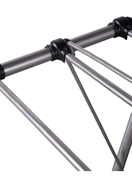 Iki Katlı Ekstra Kalın Borulu Çamaşır Kurutmalığı – Geniş Askı Alanı, Sağlam Gövde, Katlanabilir