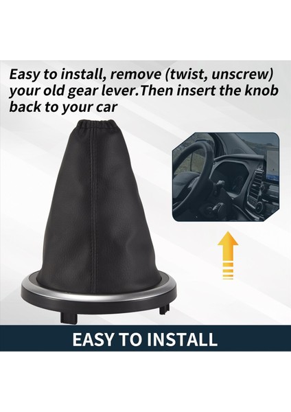 Ford Fıesta Mk6 2002 - 08 Vites Topuzu Kolu Vites Topuzu Başlığı (Yurt Dışından) indirimleri