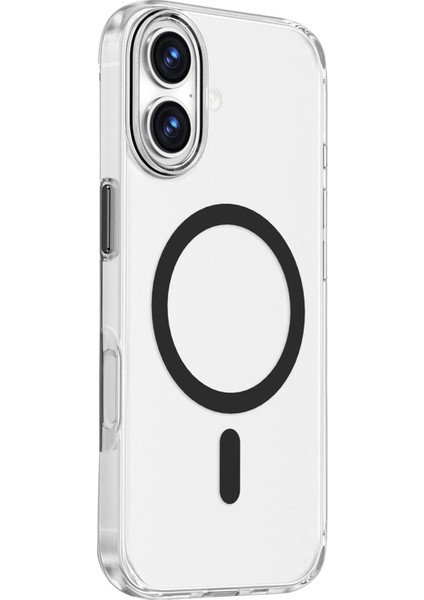 Apple iPhone 17 Uyumlu Kılıf Leke Bırakmaz Şeffaf Renkli Magsafe Halkalı Kapak modelleri