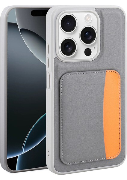 Xiaomi Redmi 15C Kılıf Kamera Korumalı Kartlıklı Cüzdanlı Renkli Tuşlu Deri Tasarımlı Silikon Kapak