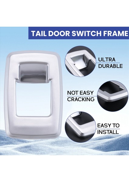 Araba Abs Krom Arka Kapı Anahtarı Düğmesi Kapağı Döşemesi (Yurt Dışından) fırsatları