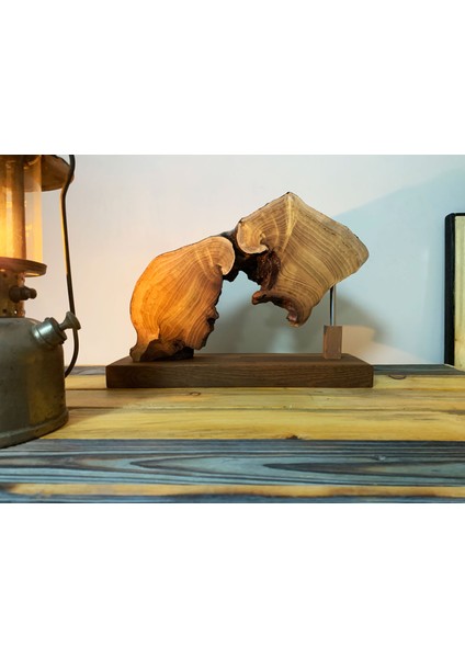 El Yapımı Kiraz ve Tütsülenmiş Kestane Ağacı Magnetli Bıçaklık | Rustik Mutfak Dekoru | Organik Form & Güçlü Neodyum Mıknatıs modelleri